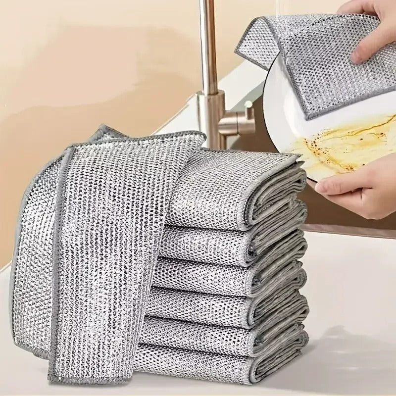 (COMPRE 2 OBTENGA 4) Paño de alambre de limpieza de malla de