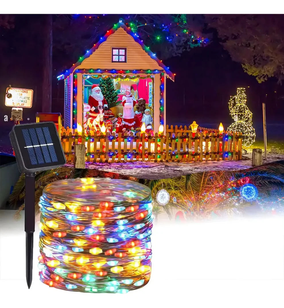 Luz Lineal Led Solar Navidena