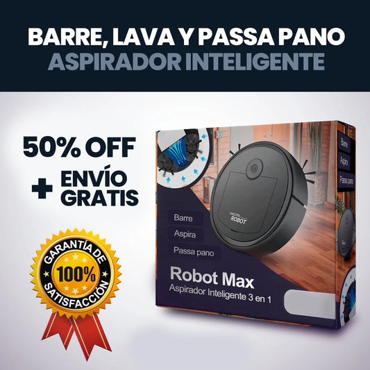 Robot Aspirador Recargable Multifunción 5 en 1 Varob