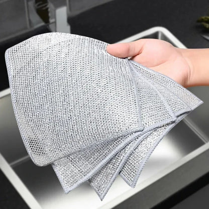 (COMPRE 2 OBTENGA 4)  Paño de alambre de limpieza de malla de