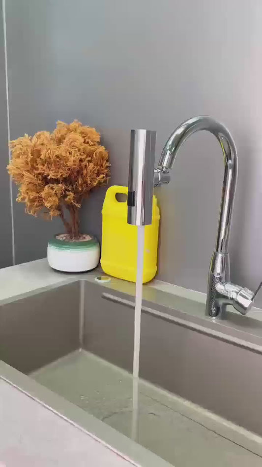 Grifo giratorio con cascada para extensión 4en1