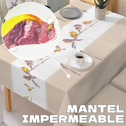 Combo Mantel Comedor + 6 Forros de Silla